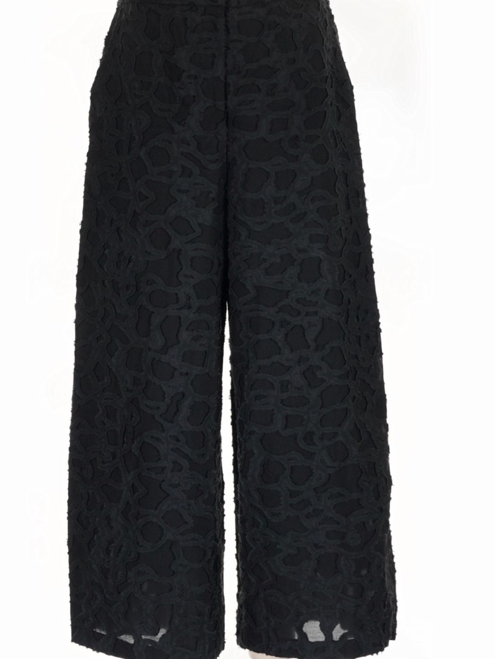 Club Monaco black appliqué pants - size 4
